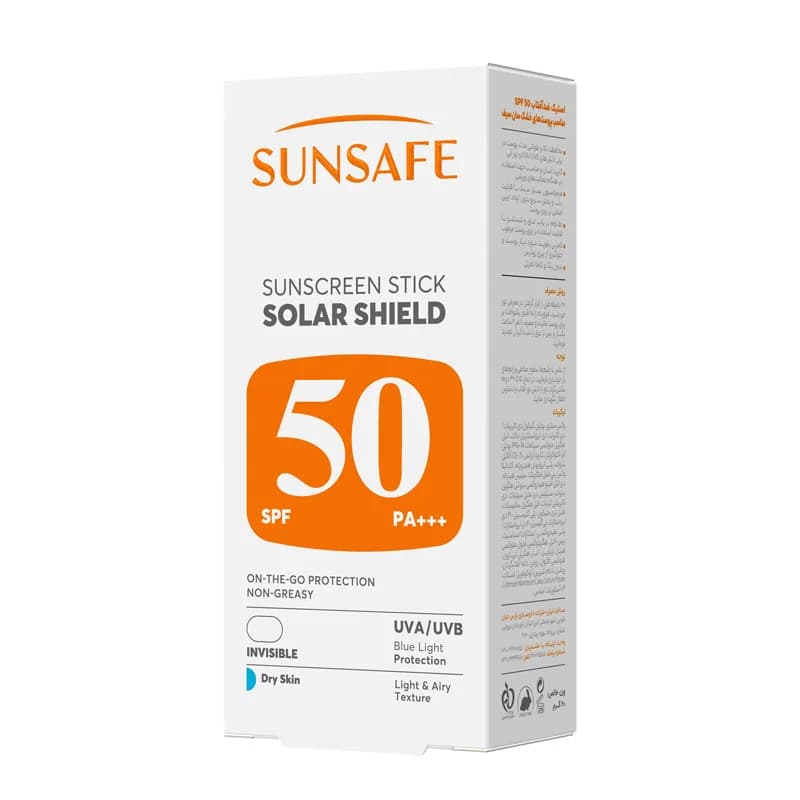 استیک ضد آفتاب SPF50 سولار شیلد سان سیف مناسب پوست خشک